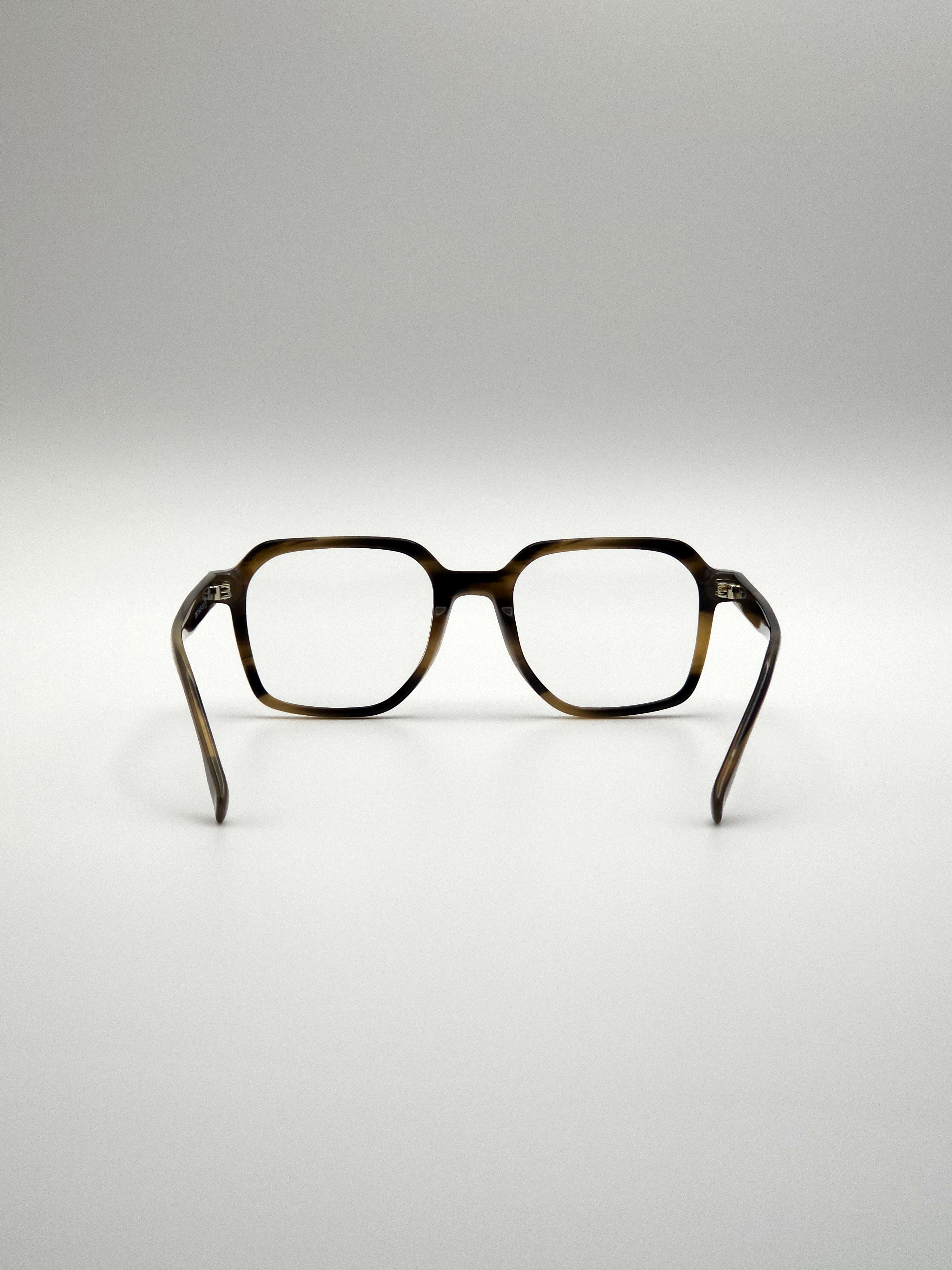 Hexagon Acetate Eyeglasses