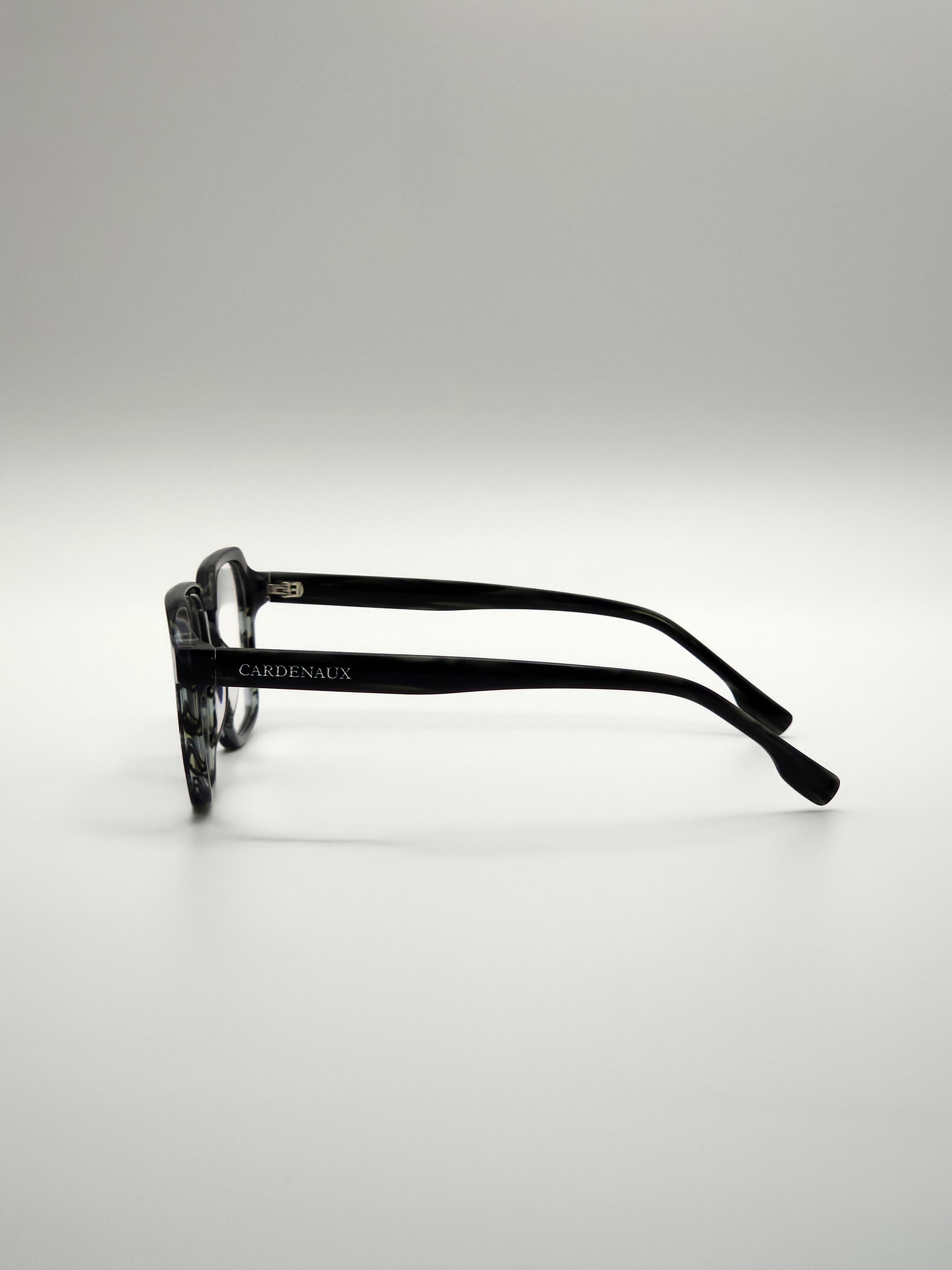 Hexagon Acetate Eyeglasses