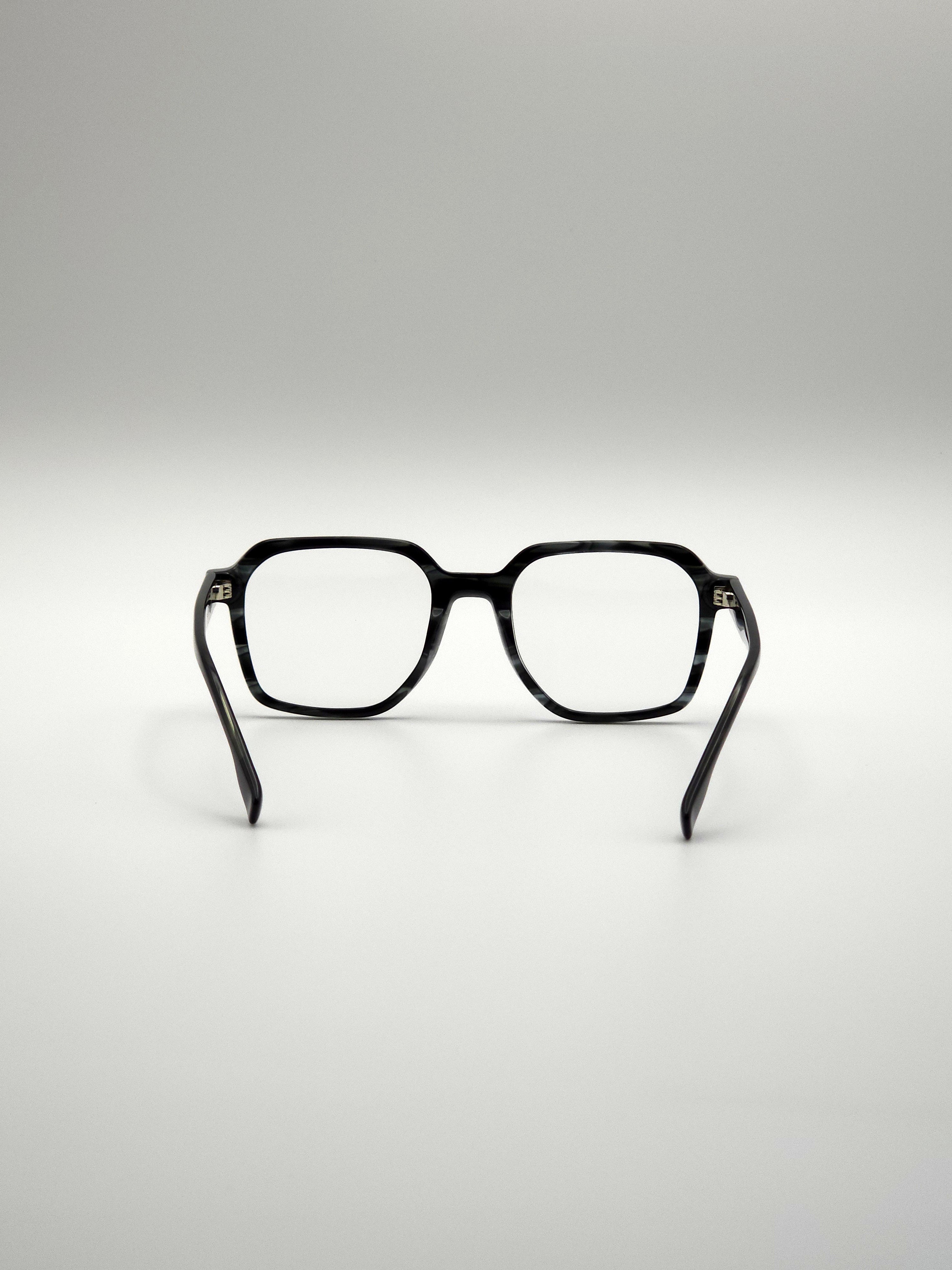 Hexagon Acetate Eyeglasses
